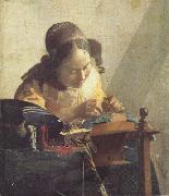 Jan Vermeer De kantwerkster (mk30) Spain oil painting artist